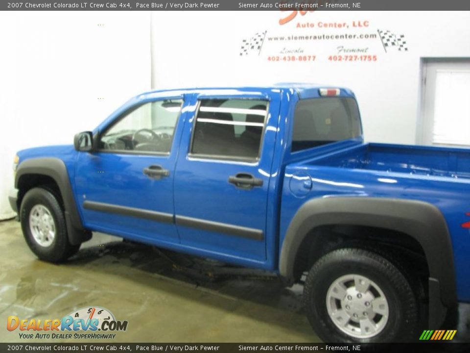 2007 Chevrolet Colorado LT Crew Cab 4x4 Pace Blue / Very Dark Pewter Photo #2