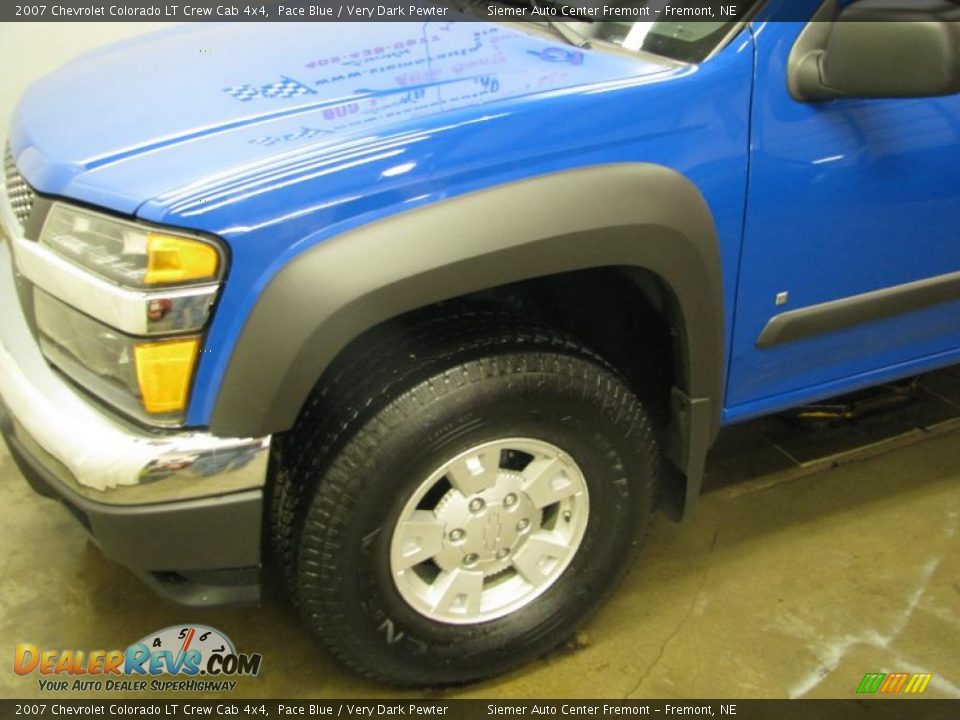 2007 Chevrolet Colorado LT Crew Cab 4x4 Pace Blue / Very Dark Pewter Photo #5