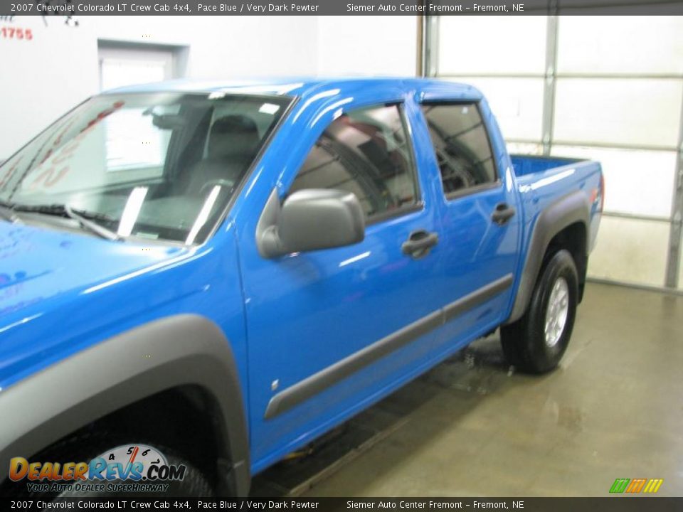 2007 Chevrolet Colorado LT Crew Cab 4x4 Pace Blue / Very Dark Pewter Photo #6
