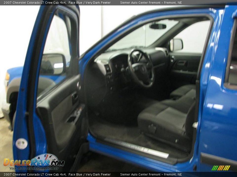 2007 Chevrolet Colorado LT Crew Cab 4x4 Pace Blue / Very Dark Pewter Photo #8