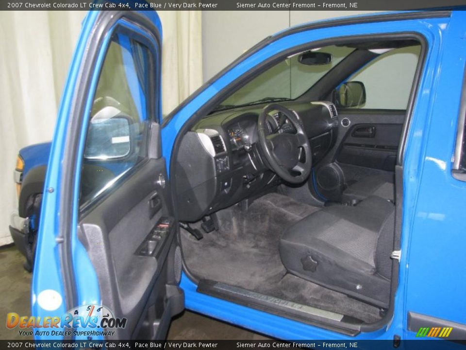 2007 Chevrolet Colorado LT Crew Cab 4x4 Pace Blue / Very Dark Pewter Photo #9