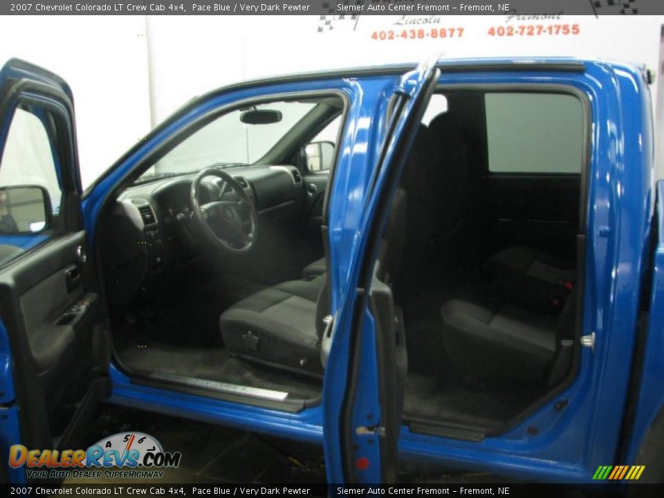 2007 Chevrolet Colorado LT Crew Cab 4x4 Pace Blue / Very Dark Pewter Photo #10