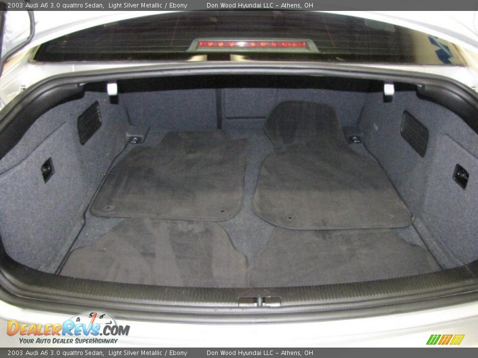 2003 Audi A6 3.0 quattro Sedan Light Silver Metallic / Ebony Photo #5