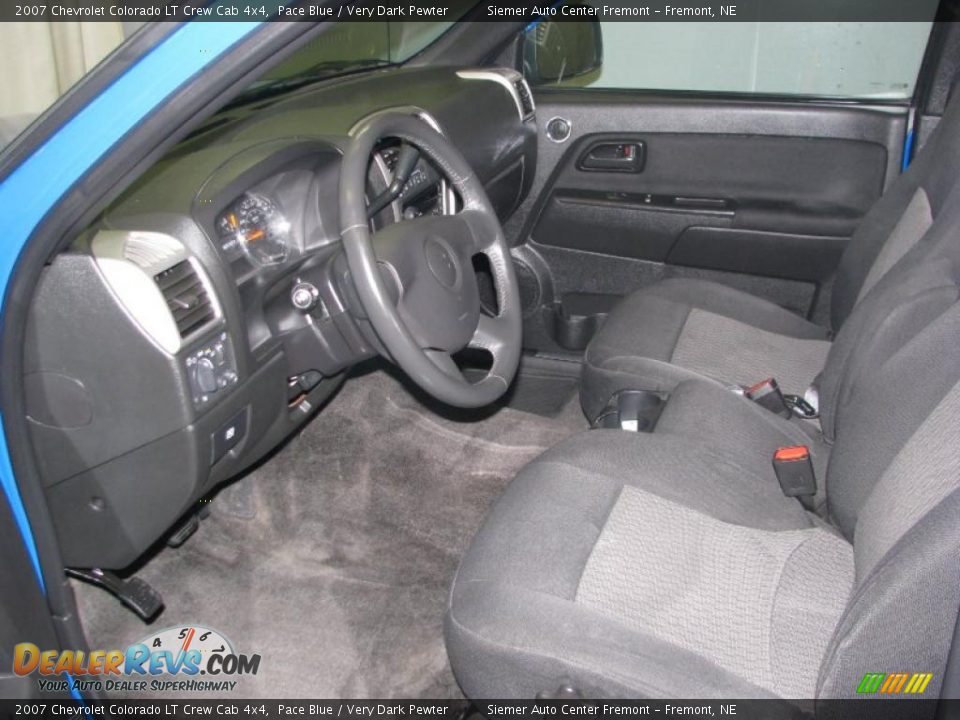 2007 Chevrolet Colorado LT Crew Cab 4x4 Pace Blue / Very Dark Pewter Photo #12