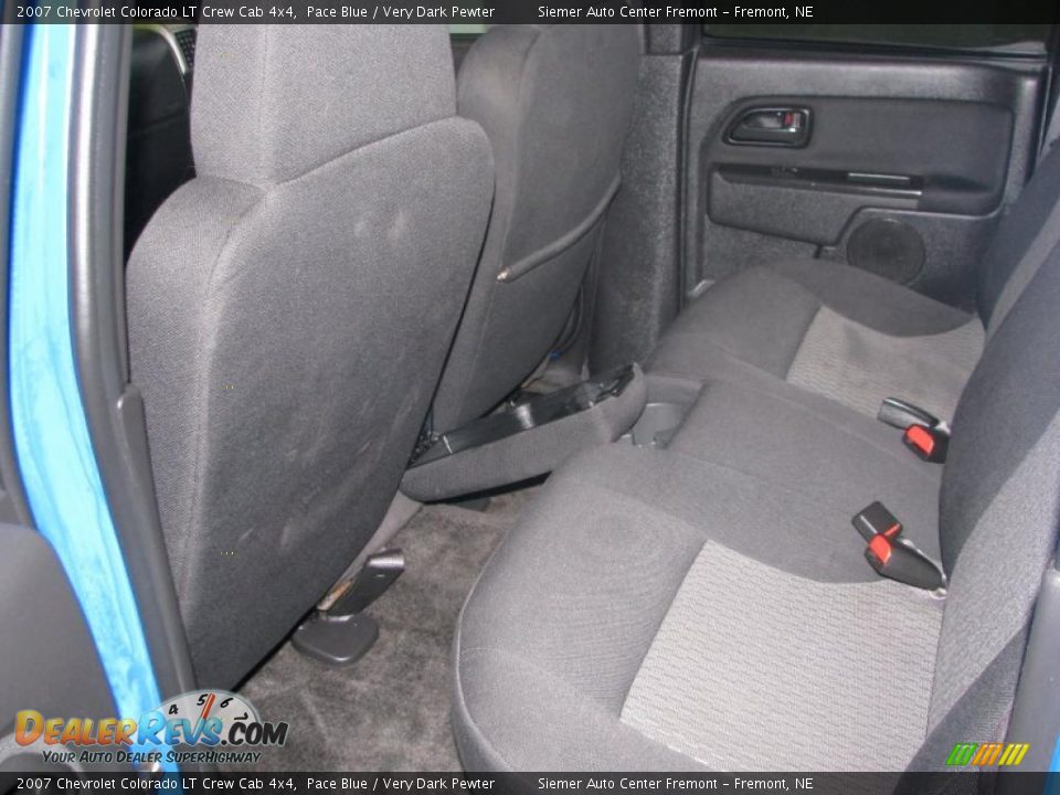 2007 Chevrolet Colorado LT Crew Cab 4x4 Pace Blue / Very Dark Pewter Photo #13