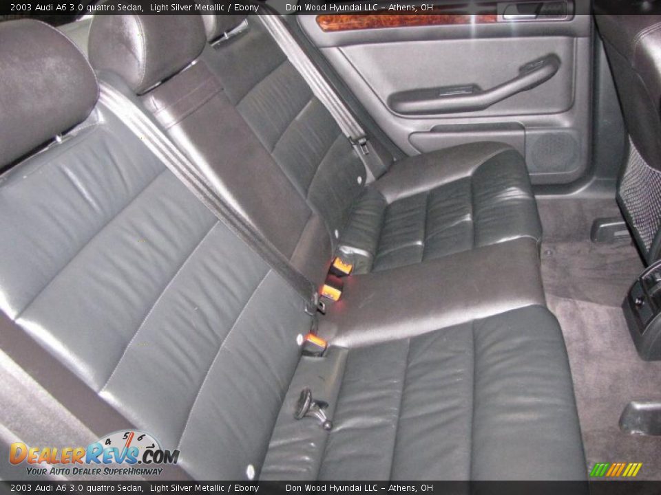 2003 Audi A6 3.0 quattro Sedan Light Silver Metallic / Ebony Photo #9