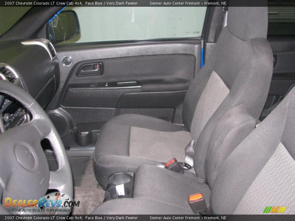 2007 Chevrolet Colorado LT Crew Cab 4x4 Pace Blue / Very Dark Pewter Photo #15