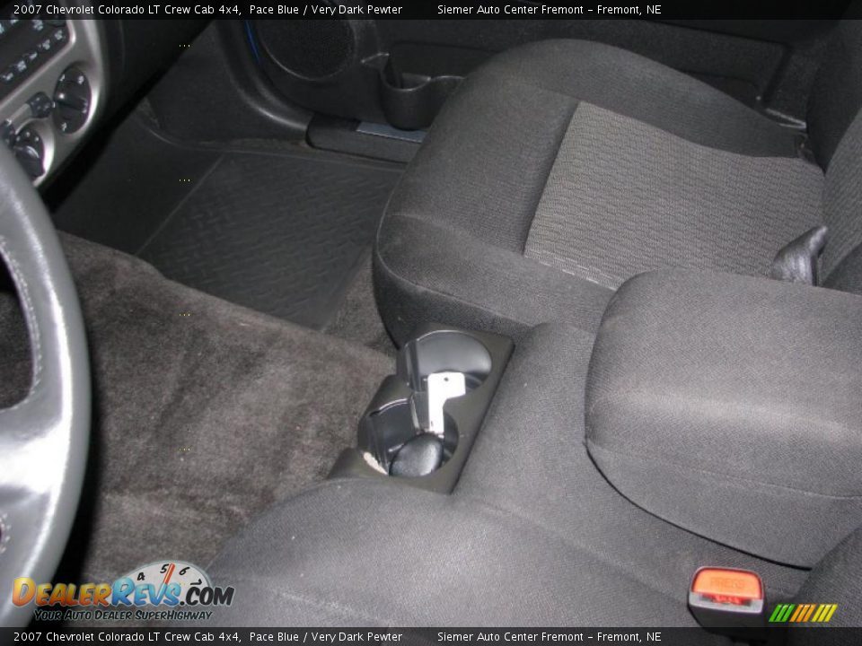 2007 Chevrolet Colorado LT Crew Cab 4x4 Pace Blue / Very Dark Pewter Photo #17