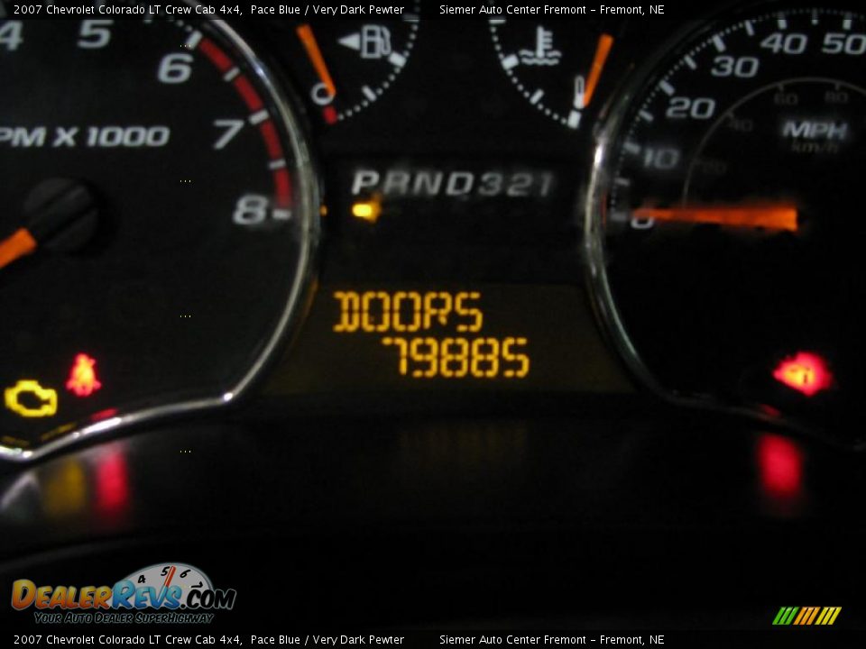 2007 Chevrolet Colorado LT Crew Cab 4x4 Pace Blue / Very Dark Pewter Photo #24