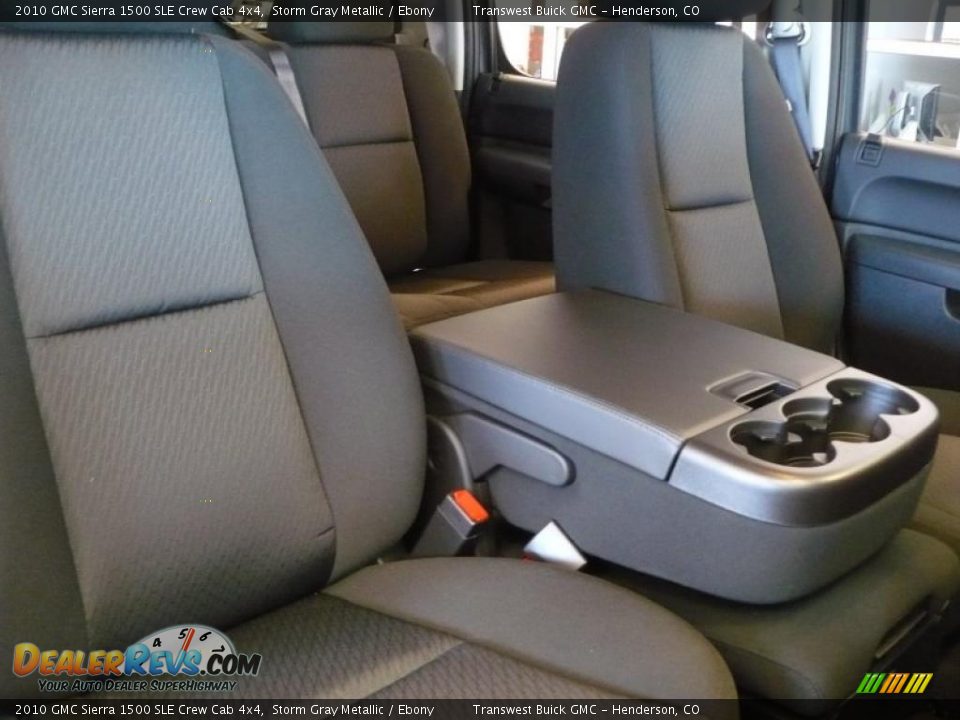 2010 GMC Sierra 1500 SLE Crew Cab 4x4 Storm Gray Metallic / Ebony Photo #4