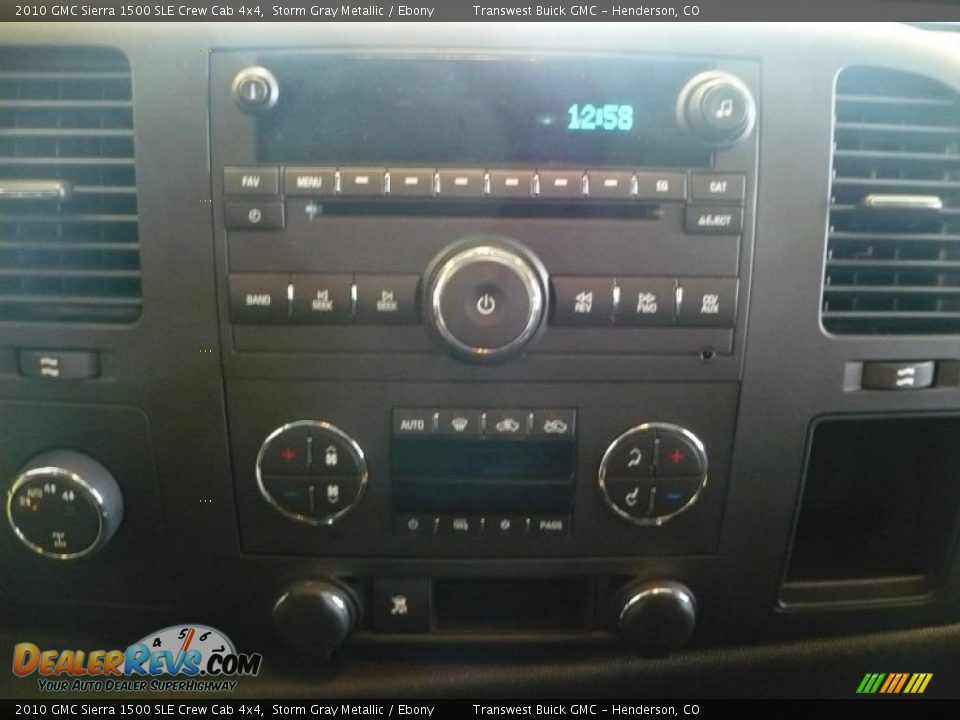 2010 GMC Sierra 1500 SLE Crew Cab 4x4 Storm Gray Metallic / Ebony Photo #5