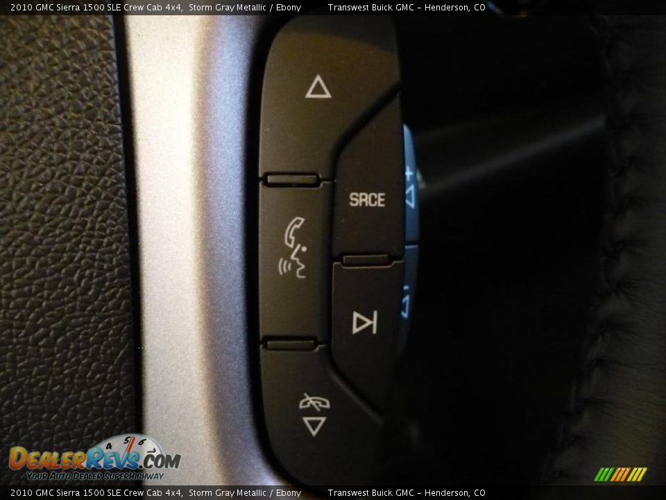 2010 GMC Sierra 1500 SLE Crew Cab 4x4 Storm Gray Metallic / Ebony Photo #8