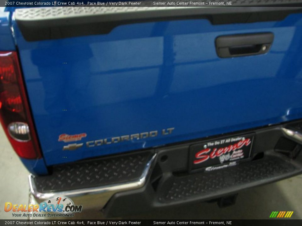 2007 Chevrolet Colorado LT Crew Cab 4x4 Pace Blue / Very Dark Pewter Photo #32