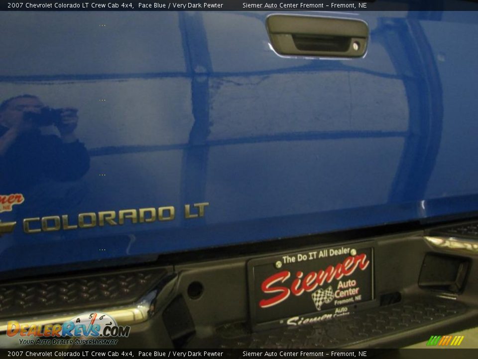 2007 Chevrolet Colorado LT Crew Cab 4x4 Pace Blue / Very Dark Pewter Photo #33