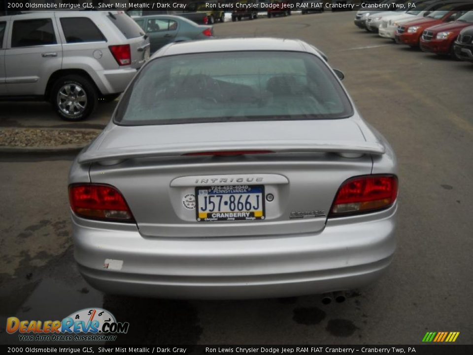 2000 Oldsmobile Intrigue GLS Silver Mist Metallic / Dark Gray Photo #3