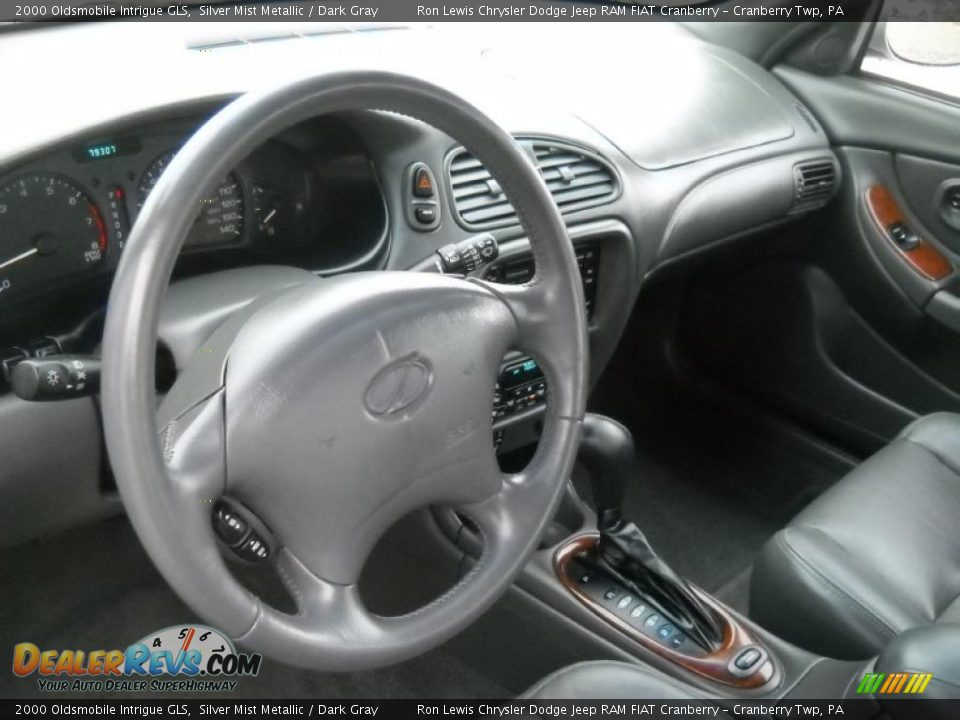 2000 Oldsmobile Intrigue GLS Silver Mist Metallic / Dark Gray Photo #7