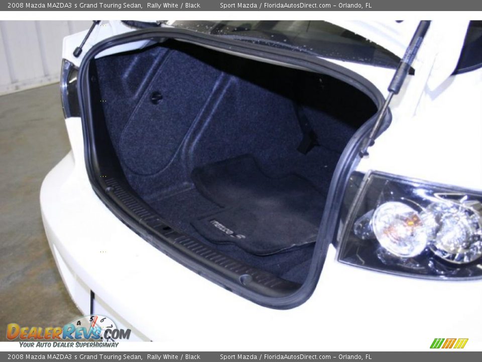 2008 Mazda MAZDA3 s Grand Touring Sedan Rally White / Black Photo #11