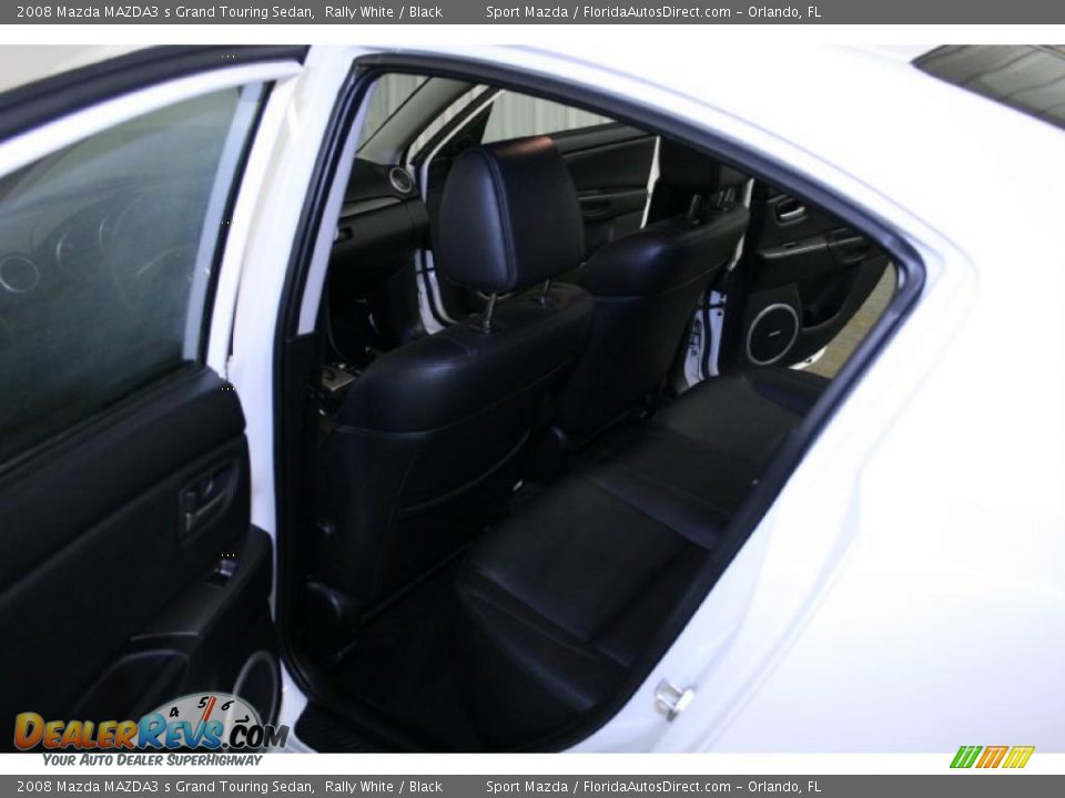 2008 Mazda MAZDA3 s Grand Touring Sedan Rally White / Black Photo #13