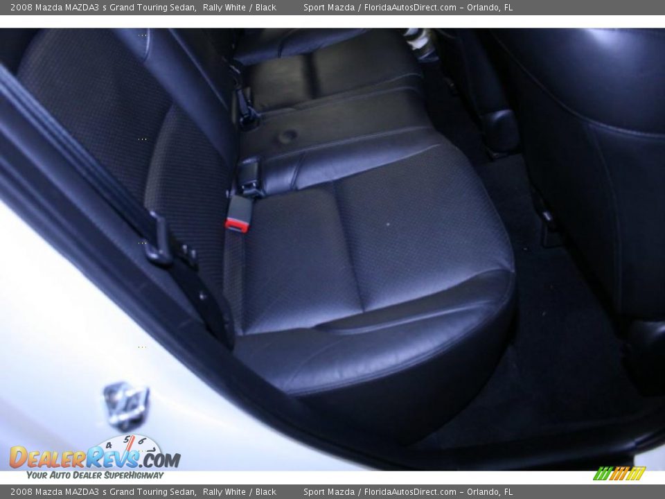 2008 Mazda MAZDA3 s Grand Touring Sedan Rally White / Black Photo #17