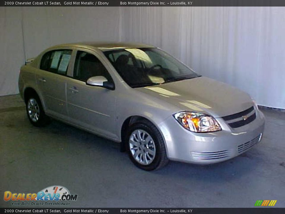 2009 Chevrolet Cobalt LT Sedan Gold Mist Metallic / Ebony Photo #1