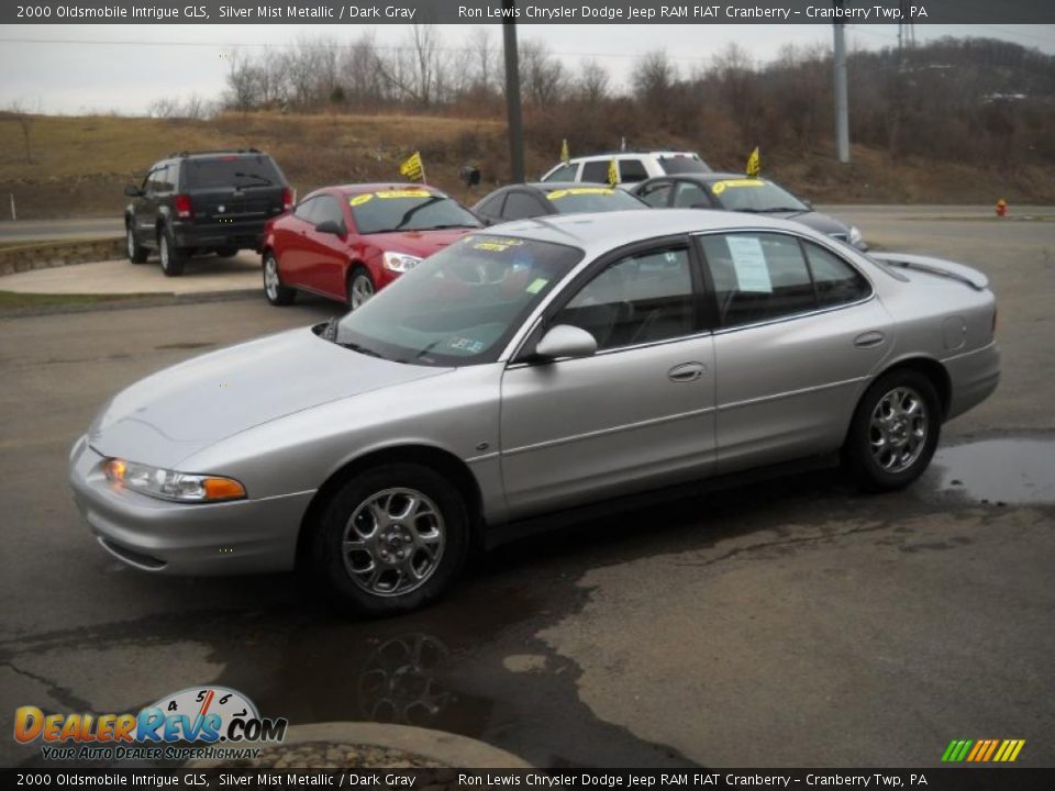 2000 Oldsmobile Intrigue GLS Silver Mist Metallic / Dark Gray Photo #16