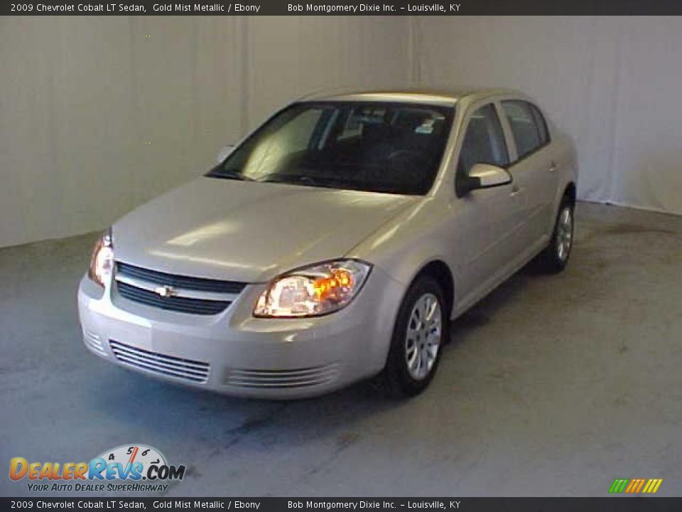 2009 Chevrolet Cobalt LT Sedan Gold Mist Metallic / Ebony Photo #3