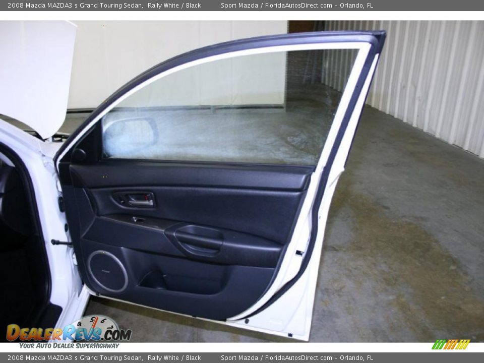 2008 Mazda MAZDA3 s Grand Touring Sedan Rally White / Black Photo #19