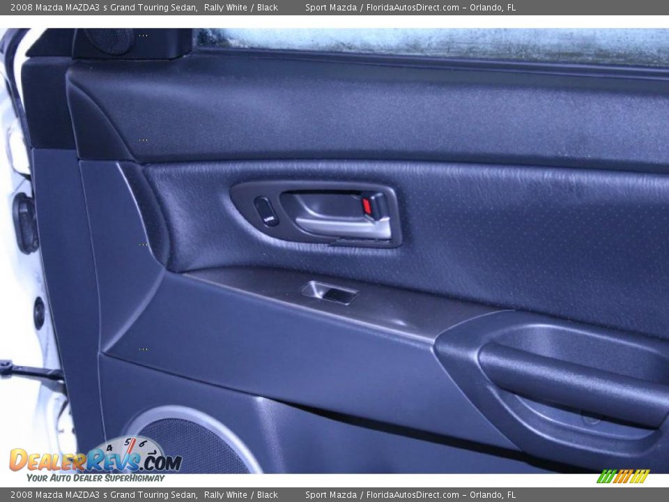2008 Mazda MAZDA3 s Grand Touring Sedan Rally White / Black Photo #20