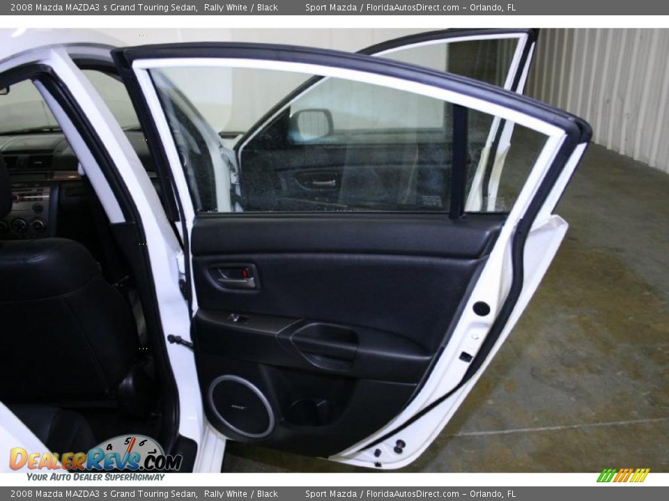 2008 Mazda MAZDA3 s Grand Touring Sedan Rally White / Black Photo #21