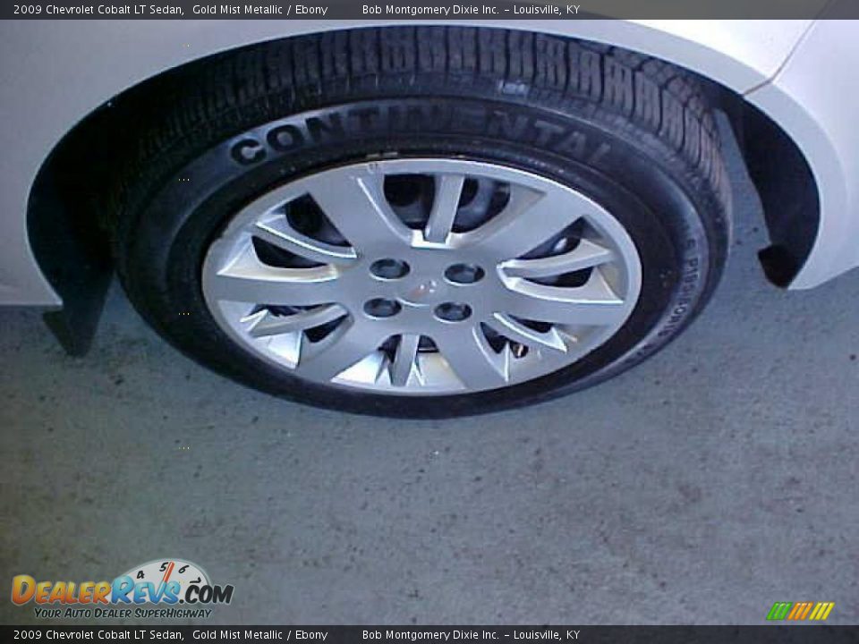 2009 Chevrolet Cobalt LT Sedan Gold Mist Metallic / Ebony Photo #6