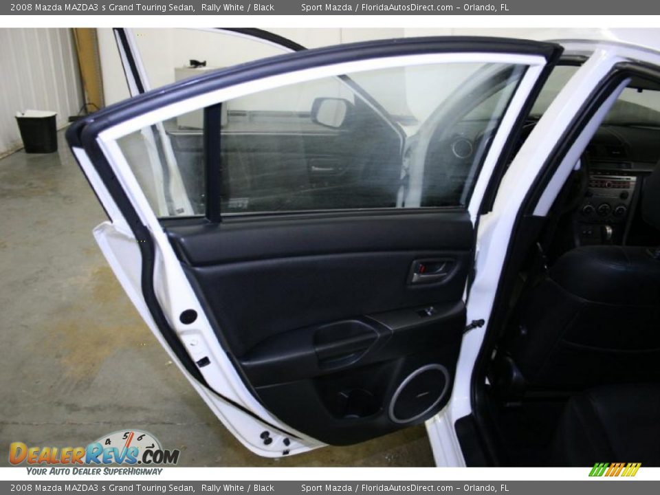 2008 Mazda MAZDA3 s Grand Touring Sedan Rally White / Black Photo #23