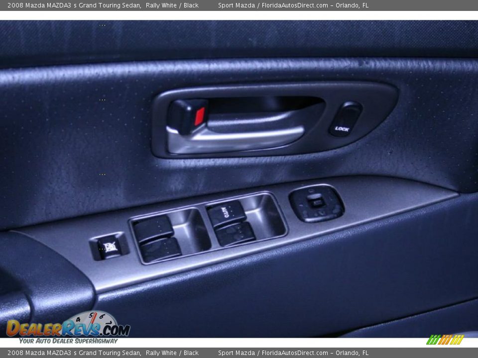 2008 Mazda MAZDA3 s Grand Touring Sedan Rally White / Black Photo #26
