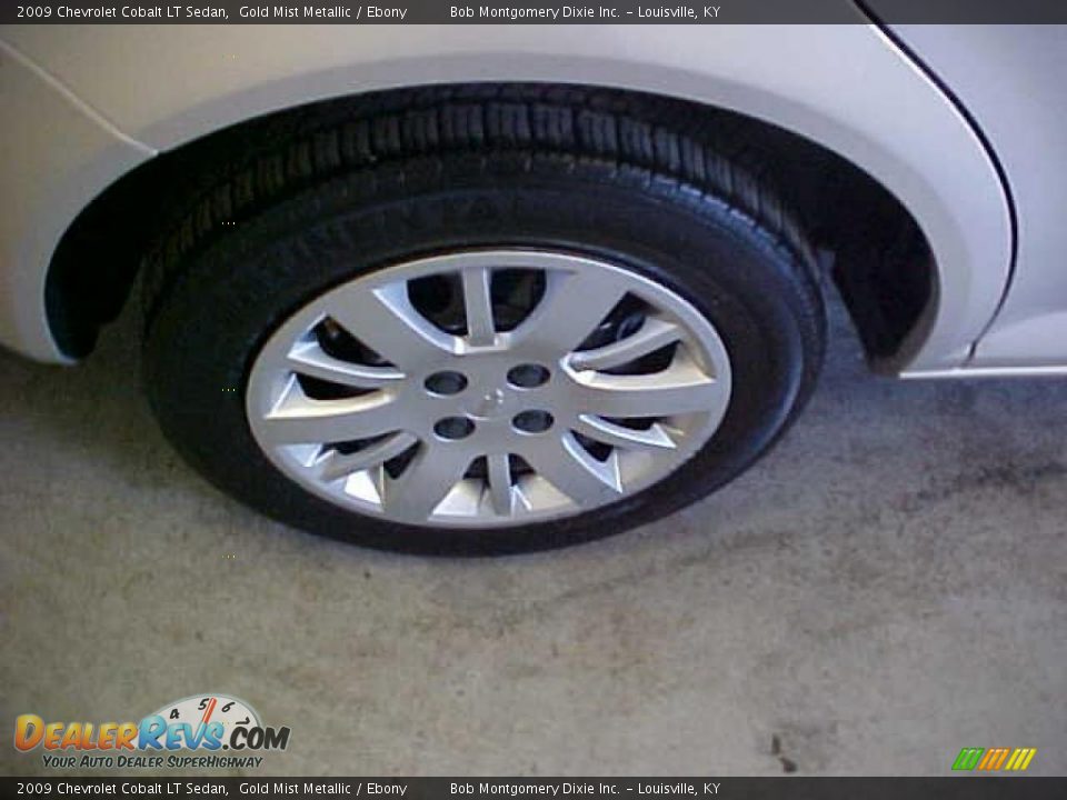 2009 Chevrolet Cobalt LT Sedan Gold Mist Metallic / Ebony Photo #12