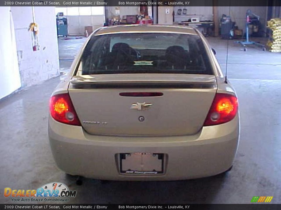 2009 Chevrolet Cobalt LT Sedan Gold Mist Metallic / Ebony Photo #15