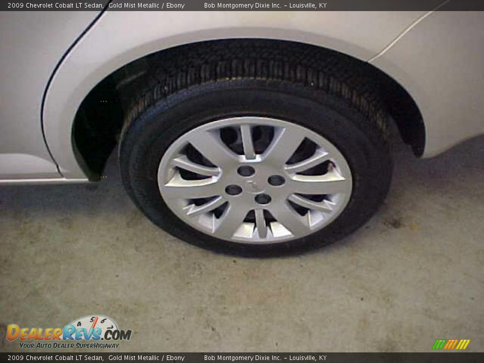 2009 Chevrolet Cobalt LT Sedan Gold Mist Metallic / Ebony Photo #16