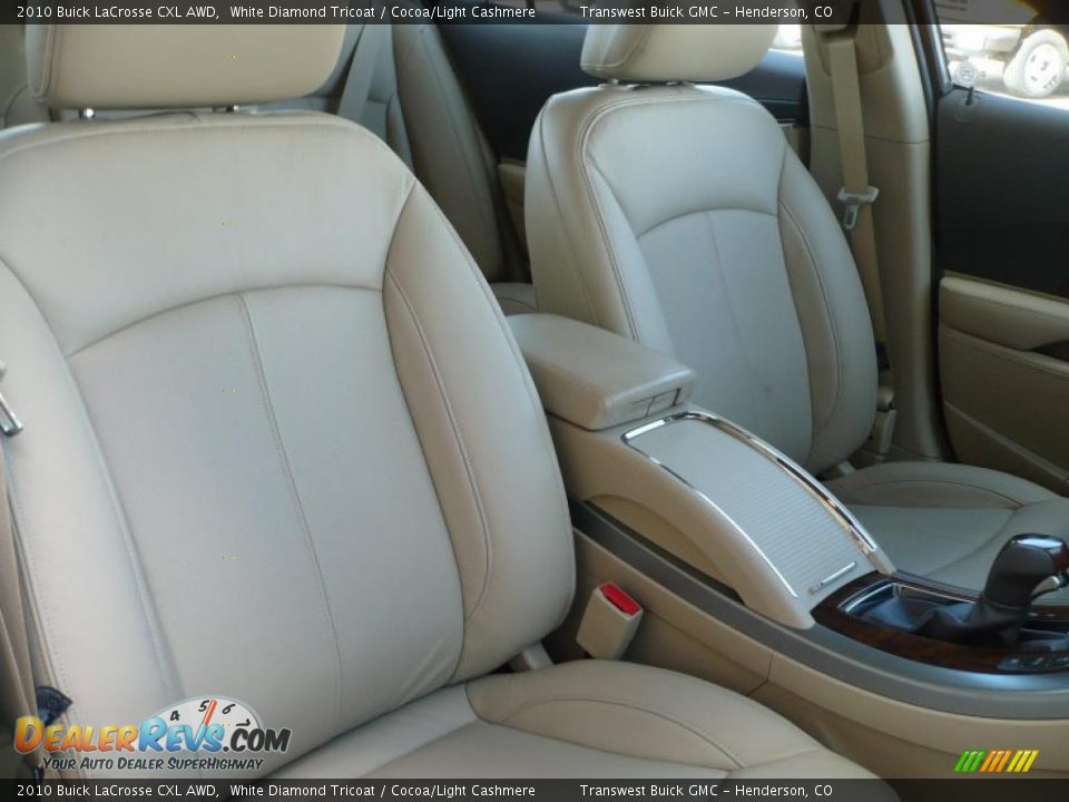 2010 Buick LaCrosse CXL AWD White Diamond Tricoat / Cocoa/Light Cashmere Photo #5