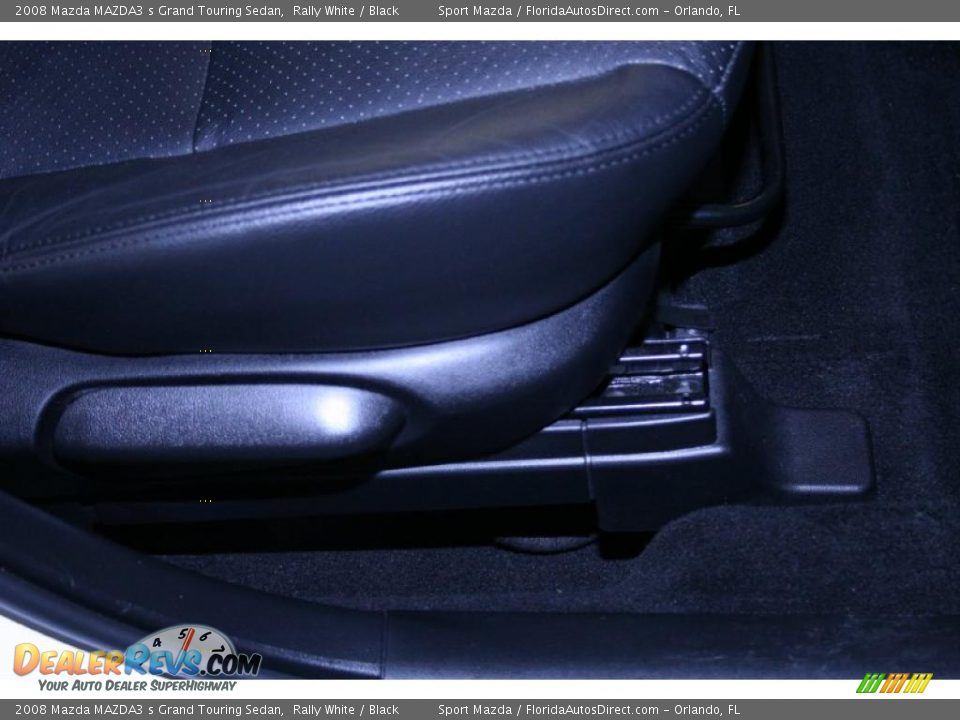 2008 Mazda MAZDA3 s Grand Touring Sedan Rally White / Black Photo #32