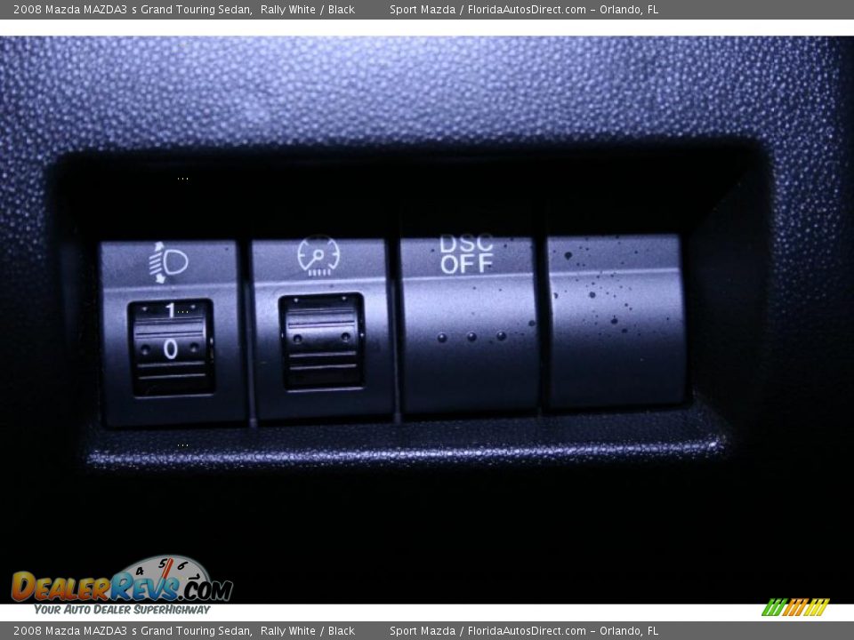2008 Mazda MAZDA3 s Grand Touring Sedan Rally White / Black Photo #35