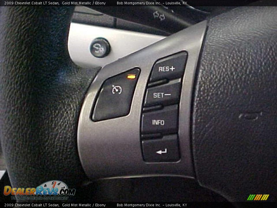 2009 Chevrolet Cobalt LT Sedan Gold Mist Metallic / Ebony Photo #22