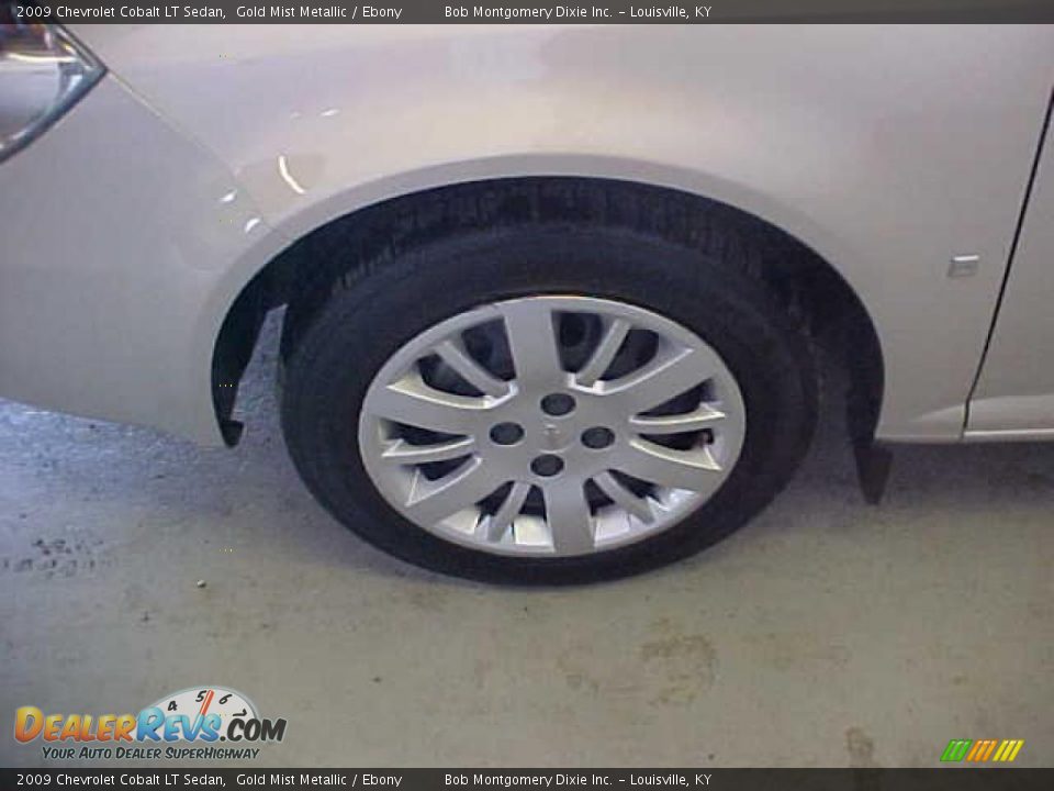 2009 Chevrolet Cobalt LT Sedan Gold Mist Metallic / Ebony Photo #26