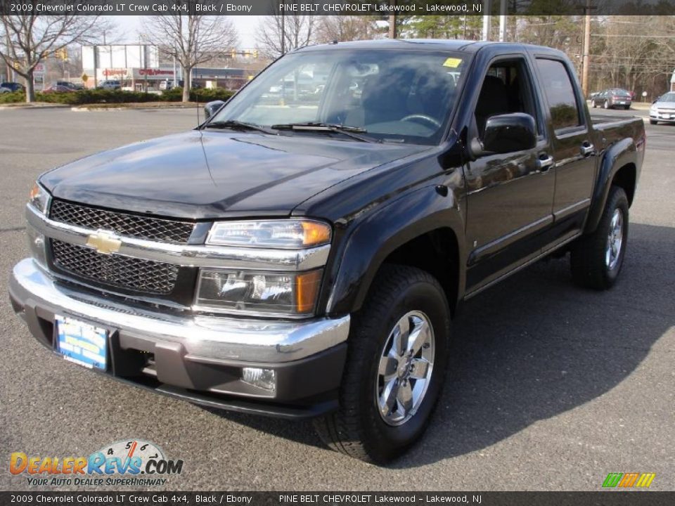 2009 Chevrolet Colorado LT Crew Cab 4x4 Black / Ebony Photo #1