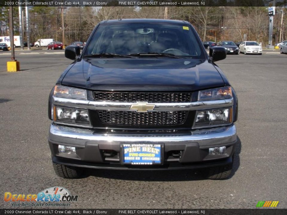 2009 Chevrolet Colorado LT Crew Cab 4x4 Black / Ebony Photo #2