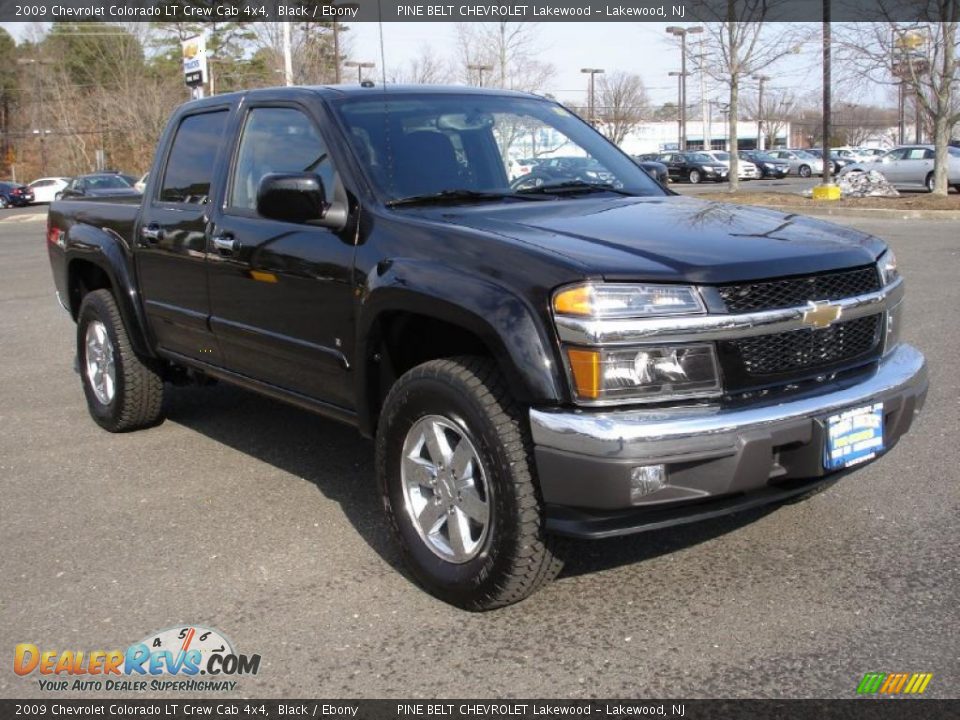 2009 Chevrolet Colorado LT Crew Cab 4x4 Black / Ebony Photo #3