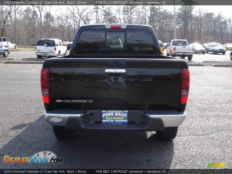 2009 Chevrolet Colorado LT Crew Cab 4x4 Black / Ebony Photo #5