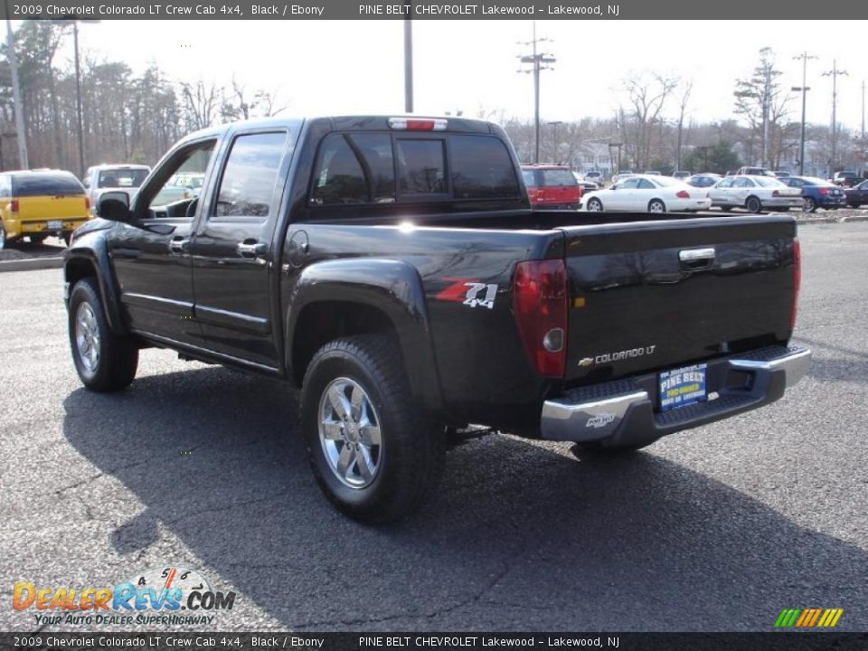 2009 Chevrolet Colorado LT Crew Cab 4x4 Black / Ebony Photo #6