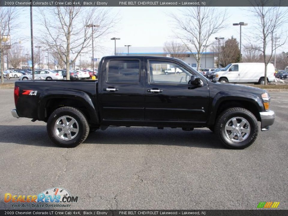 2009 Chevrolet Colorado LT Crew Cab 4x4 Black / Ebony Photo #7