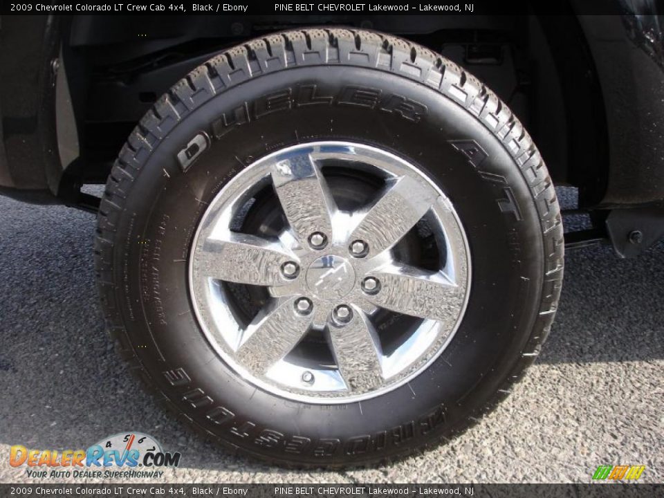 2009 Chevrolet Colorado LT Crew Cab 4x4 Black / Ebony Photo #8