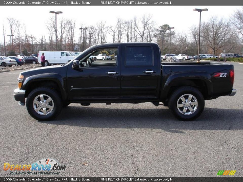 2009 Chevrolet Colorado LT Crew Cab 4x4 Black / Ebony Photo #9