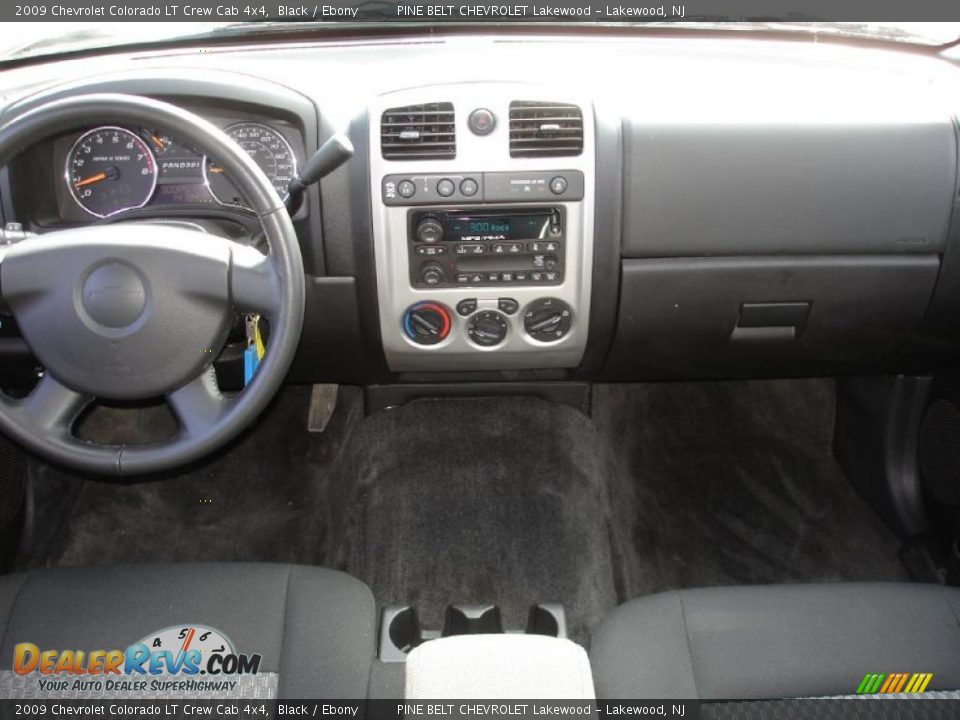 2009 Chevrolet Colorado LT Crew Cab 4x4 Black / Ebony Photo #13