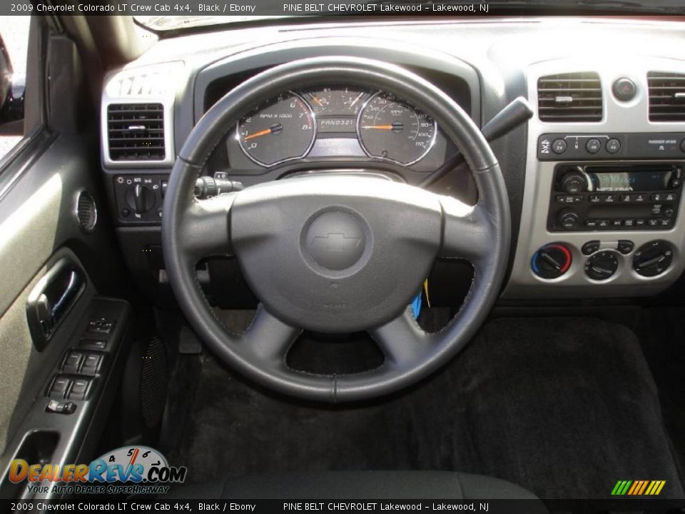 2009 Chevrolet Colorado LT Crew Cab 4x4 Black / Ebony Photo #14